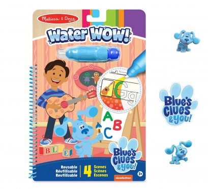 [ระบายน้ำ+รียูส Blues] รุ่น 33000 ระบายสีน้ำ รุ่น Alphabet Melissa & Doug Blue's Clues & You! Water Wow Alphabet