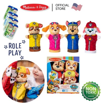 Melissa &amp; Doug X PAW Patrol Hand Puppets รุ่น 33269 ของเล่นหุ่นมือเด็ก ตุ๊กตาหุ่นมือ ตุ๊กตามือ Paw Patrol