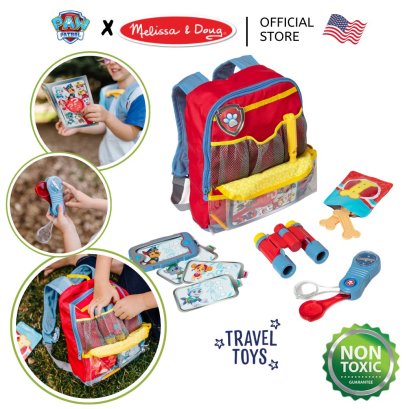 Melissa &amp; Doug X PAW Patrol Pup Pack Backpack Role Play Set รุ่น 33271 กระเป๋าเป้ผจญภัยพร้อมอุปกรณ์ Paw Patrol