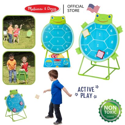 Melissa &amp; Doug Dilly Dally Target Game รุ่น 6688 เกมปาเป้า รุ่นเต่า ถุงทราย 4 ถุง เล่นกลางแจ้ง