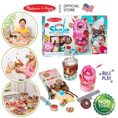 Melissa &amp; Doug Make a Milk Shake Play Set รุ่น 97284 เล่นทำมิวค์เชค Mix &amp; Match เล่นทำขนมหวาน