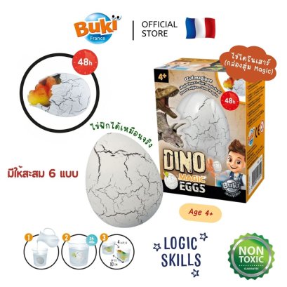 Buki France Magic Egg รุ่น D6G  กล่องสุ่มแช่น้ำ ไข่ไดโนเสาร์