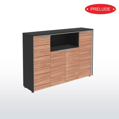 4-door filing cabinet B-Walnut Grand BGC-1810