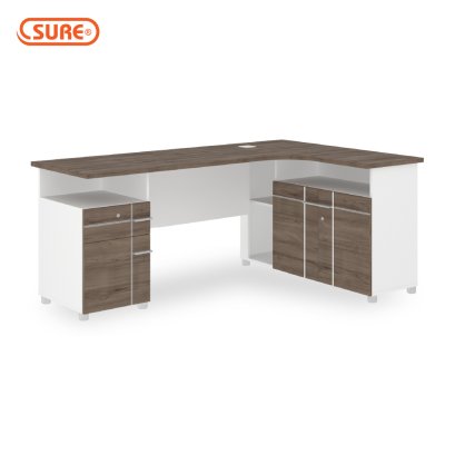 โต๊ะทำงาน 1.8 m ตู้แอลซ้าย  CRD-1812R