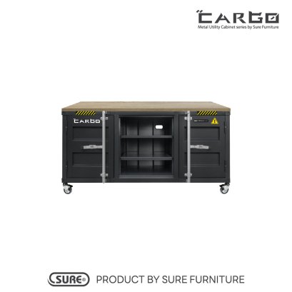 ตู้วางทีวี ขนาด 1.50 เมตร สี : DARK GREY