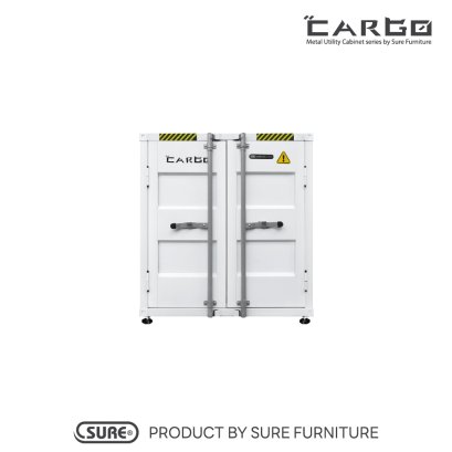 ตู้อเนกประสงค์ 2 บานเปิด สี : WHITE