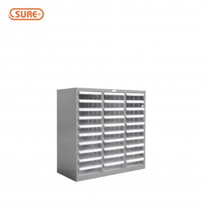 ตู้เก็บเอกสารสามแถว 30 ลิ้นชักเล็ก