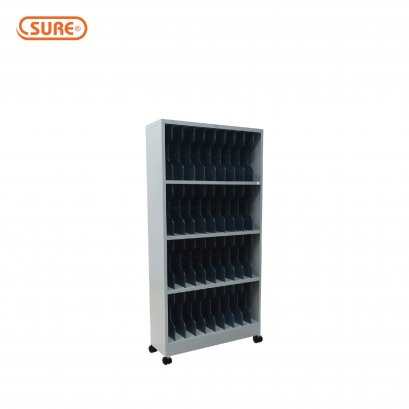 ชั้นวางแฟ้มตั้ง 4 ชั้น (ชั้นละ 10 ช่อง)