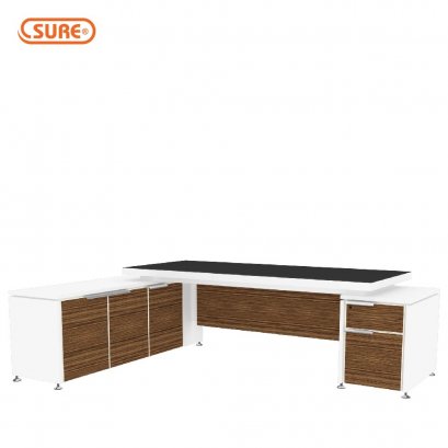 ชุดโต๊ะทำงานผู้บริหาร ตู้แอลซ้าย/แอลขวา