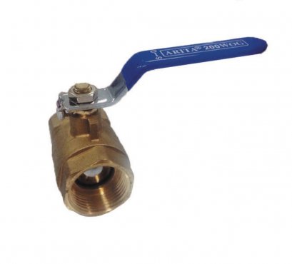 ARITA Full Bore Brass Ball Valve, AF200, BSPT, Class 200 PSI