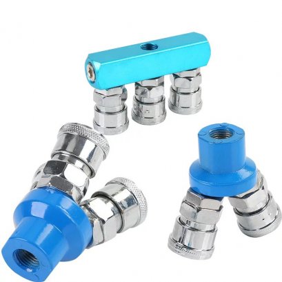 Quick Coupler pneumatic 2way 3way คอปเปอร์สวมเร็ว