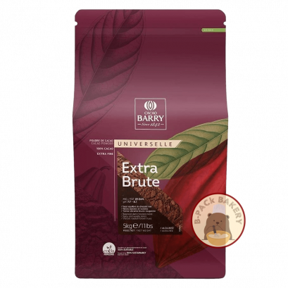 (1Kg) Cacao Barry Extra Brute Cocoa powder Darkbrown No.3