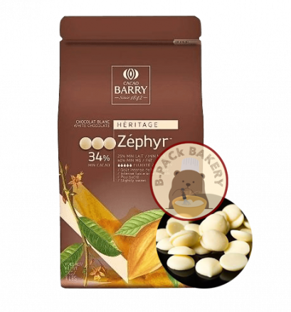 CACAO BARRY Zephyr White Couverture 34%