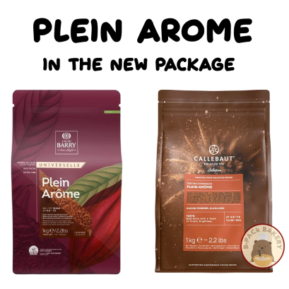 (1Kg) CALLEBAUT Plein Ar&ocirc;me Cocoa powder Darkbrown no.2