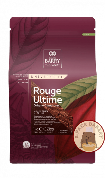 CacaoBarry Cocoa powder Rouge Ultimate