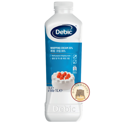 Debic Dairy Whipping Cream 35% 1Ltr