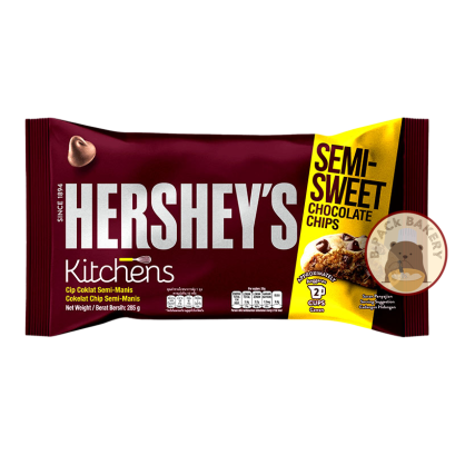 HERSHEY'S SEMI-SWEET CHOCOLATE CHIPS Real Semi-Sweet Chocolate