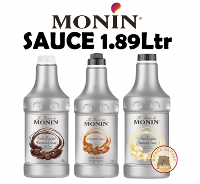 MONIN Sauce 1.89Ltr Caramel,Dark Choc,White Choc