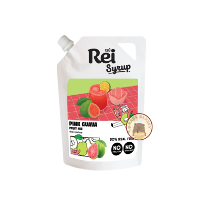 Rei Syrup Pink Guava Fruit mix