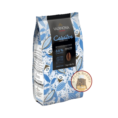 VALRHONA Caraibe Couverture Chocolate 66%
