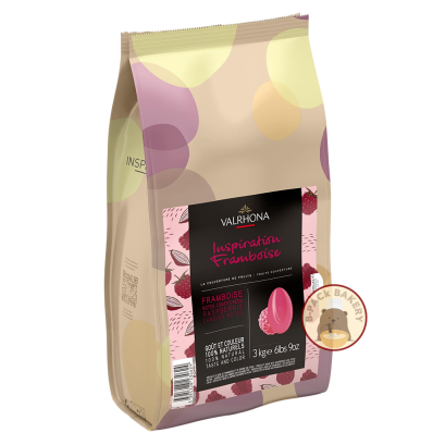 VALRHONA FRAMBOISE Raspberry Couverture Chocolate