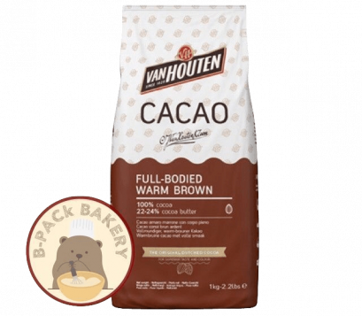 VAN HOUTEN CACAO Powder Full-Bodied Warm Brown 1KG