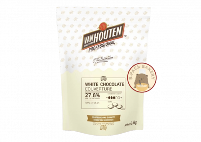 Van Houten White Chocolate Couverture 27.8%