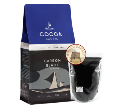 (Repackage 500g) deZaan | Carbon Black cocoa powder 10 - 12% fat