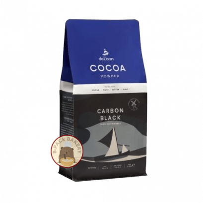 (สินค้าลดราคา BBE 07/24) deZaan | Carbon Black cocoa powder (10 – 12% fat)