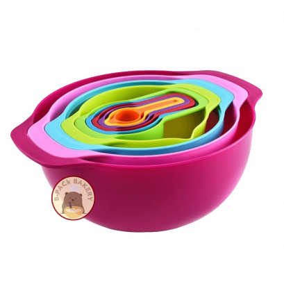 ชุดอ่างผสม 8 ชิ้น สีรุ้ง