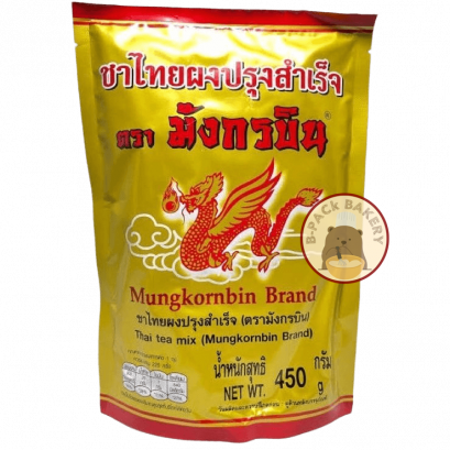 ตรามังกรบิน ถุงทอง ชาดำ สูตรเพิ่มความหอม 450g