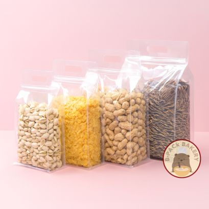 SWEET PARIS Clear vertical zip bag with handle (TY0004-2)