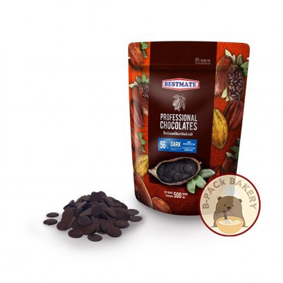 (Dark Coin 56% 500g) BESTMATE Couverture Buttons (Coin) DARK 56%