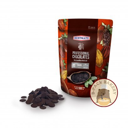 (Dark Coin 70% 500g) BESTMATE Couverture Buttons (Coin) DARK 70%