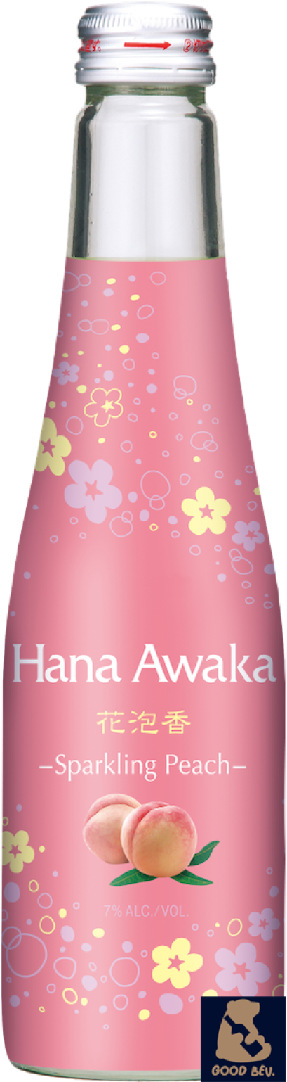 Hana Awaka PEACH Sparkling Sake