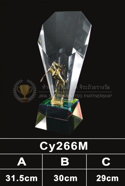 ถ้วยรางวัลคริสตัล CY266M