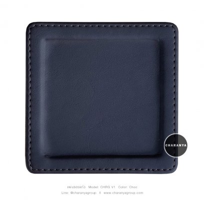 แผ่นหนังรองแก้ว แผ่นรองแก้ว ที่วางแก้ว บนโต๊ะอาหาร Leather Glass Mat PAD ของใช้โรงแรม