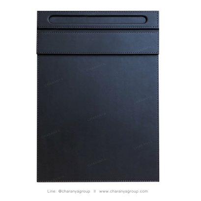 Leather Writing Pad แผ่นรองเขียน แผ่นหนังรองเซ็นต์ สำหรับผู้บริหาร ลูกค้า แผ่นรองเขียนลงทะเบียน แผ่นรองเขียนห้องประชุม แผ่นรองเซ็นต์ธนาคาร โรงแรม โครงการบ้าน คอนโด โชว์รูม หุ้มหนัง เกรดพรีเมี่ยม 