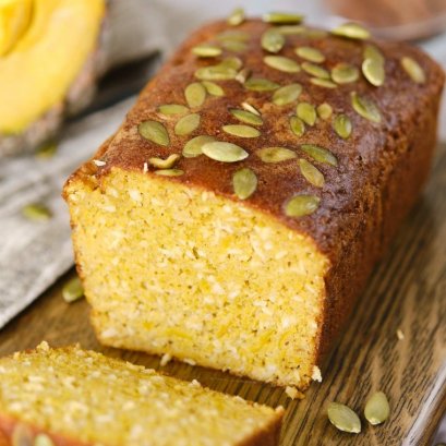 Flourless Pumpkin Bread ขนมปังฟักทองไร้แป้ง