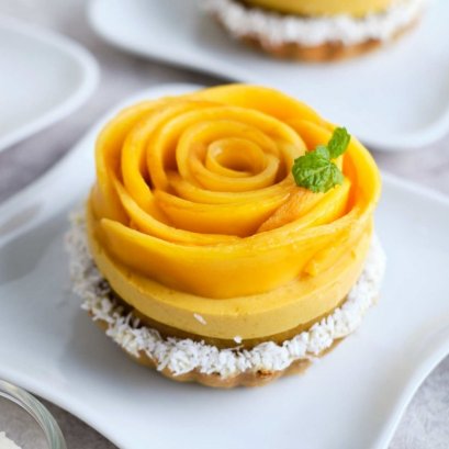 MANGO STICKY RICE TART 