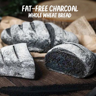 FAT-FREE CHARCOAL WHOLE WHEAT BREAD