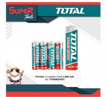 TOTALถ่านอัลคาไลน์ 1.5V (แพ็ค 4 ก้อน) AA รุ่น THAB2A01