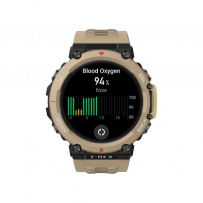 Amazfit T-Rex 2 Smart Watch วัดอัตราการเต้นของหัวใจ วัดค่า SpO2 วัดค่าความเครียด กันน้ำได้ 100 เมตร ผ่อน 0% ประกันศูนย์ไทย SYNNEC