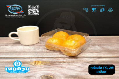 กล่องใส PG-ฺ20 ฝาล็อค