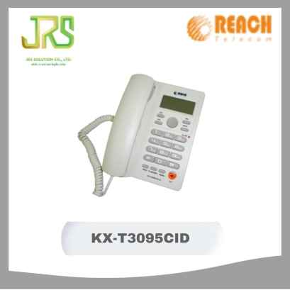 REACH โทรศัพท์ สีขาว KX-T3095CID สีขาว