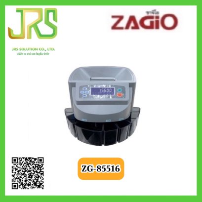 ZAGIO เครื่องนับเหรียญ คัดแยกอัตโนมัติ รุ่น ZG-85516 (สีเทา)