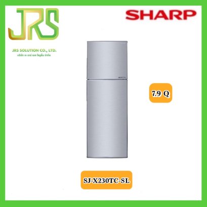 (เฉพาะรายการนี้เป็นสินค้าเกรดบี : สินค้าซื้อแล้วไม่รับเปลี่ยนคืน) ตู้เย็น 2 ประตู SHARP SJ-X230TC-SL 7.9 คิว สีเงิน (1 ชิ้น ต่อ 1 คำสั่งซื้อเท่านั้น)