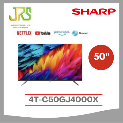 Sharp 50" รุ่น 4T-C50GJ4000X 4K Easy Smart TV รุ่น 4T-C50GJ4000X