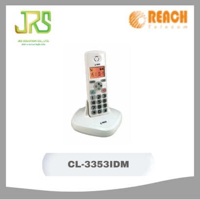 REACH โทรศัพท์ไร้สาย ยี่ห้อ REACH รุ่น CL-3353IDM สีขาว