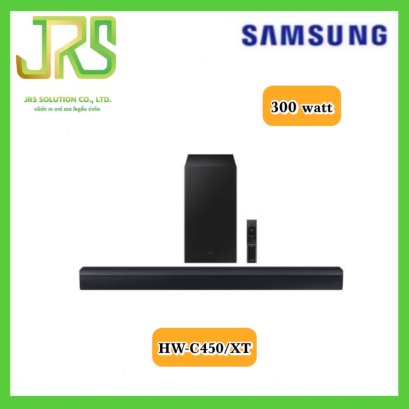 SAMSUNG ชุดลำโพง SOUNDBAR รุ่น HW-C450/XT ชุดลำโพงซาวด์บาร์ 300 วัตต์